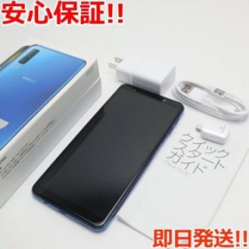 新品同様 SIMフリー Galaxy A7 ブルー