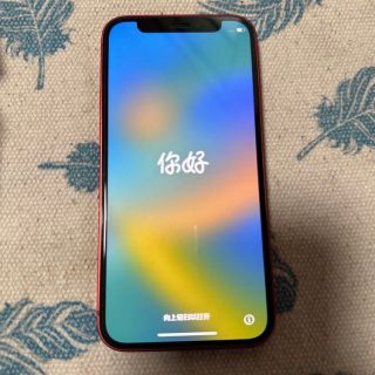 SiMフリー 美品iphone12miniレッド 128