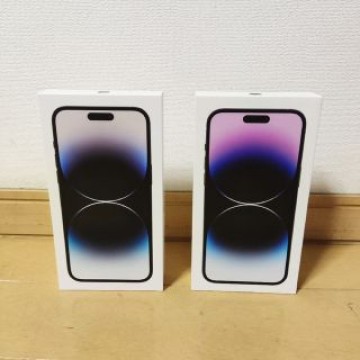 未開封2台 iPhone 14 Pro Max 256GB パープル&amp;ブラック