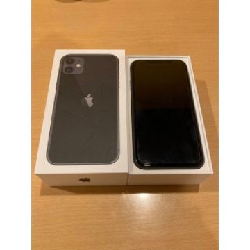 iphone11 64GB ブラック　黒　simフリー　アップル　スマートフォン