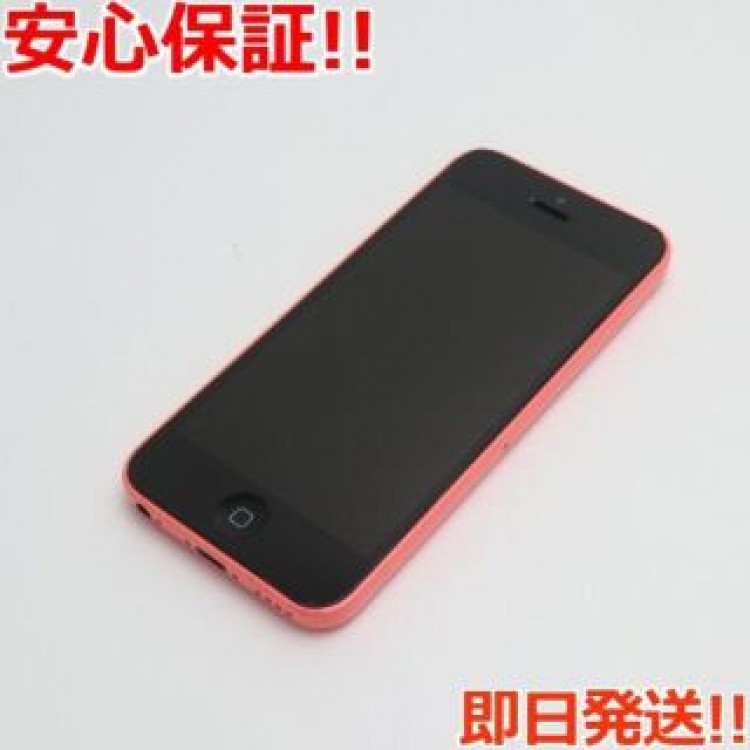 良品中古 iPhone5c 16GB ピンク 白ロム