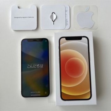 米国版iPhone12mini＊64GB＊ホワイト＊シャッター消音可！中古品