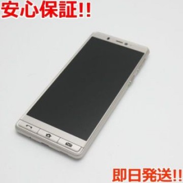 超美品 シンプル5 シャンパンゴールド  SIMロック解除済み
