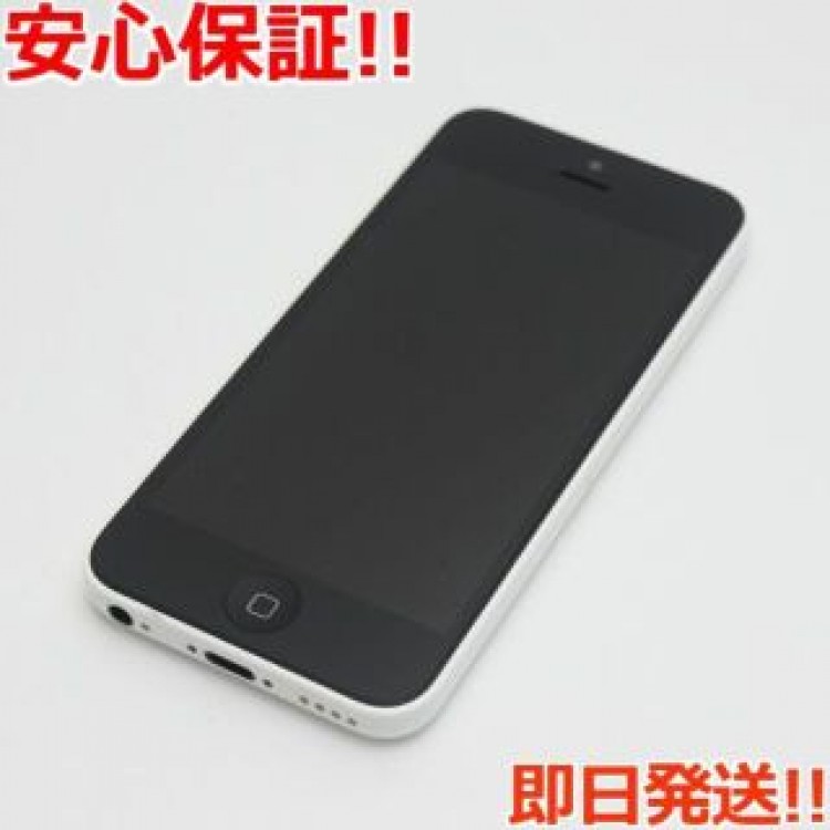 超美品 au iPhone5c 16GB ホワイト