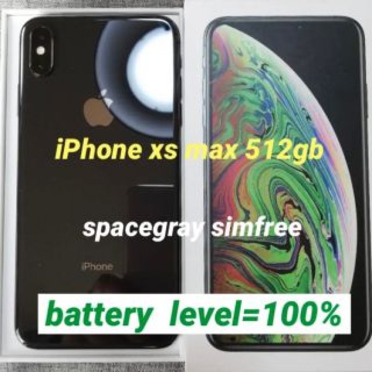 極美品！iphine xsmax 512gb スペースグレイ simfree