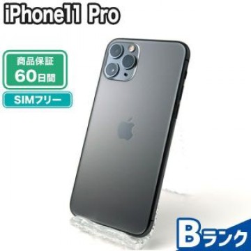 iPhone11 Pro 64GB スペースグレイ SIMフリー 中古 Bランク 本体【エコたん】