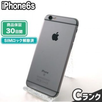 iPhone6s 16GB スペースグレイ docomo 中古 Cランク 本体【エコたん】
