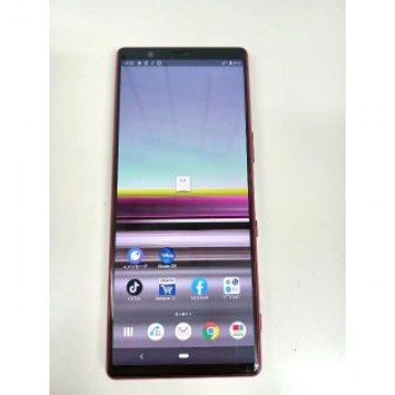 【SIMロック解除済】SONY XPERIA 5/SO-01M/64GB/レッド