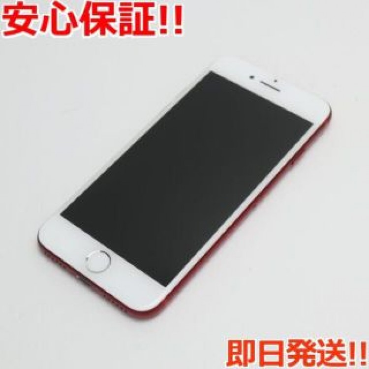 美品 SIMフリー iPhone7 128GB レッド