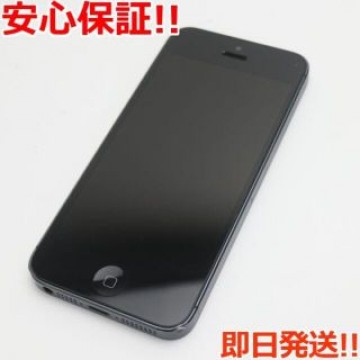 超美品 au iPhone5 64GB ブラック 白ロム