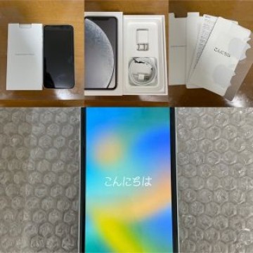 iPhone XR white 64GB 中古