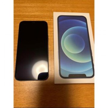 中古品　iPhone12 64GB 元au ブルー　simフリー