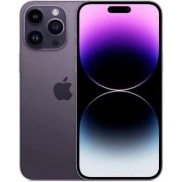 iPhone14 pro 256GB ディープパープル フィルム、ケース付き