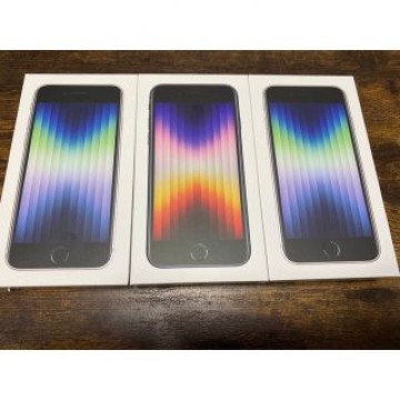 iPhone SE3 第3世代 64GB 3台（白2、黒1）