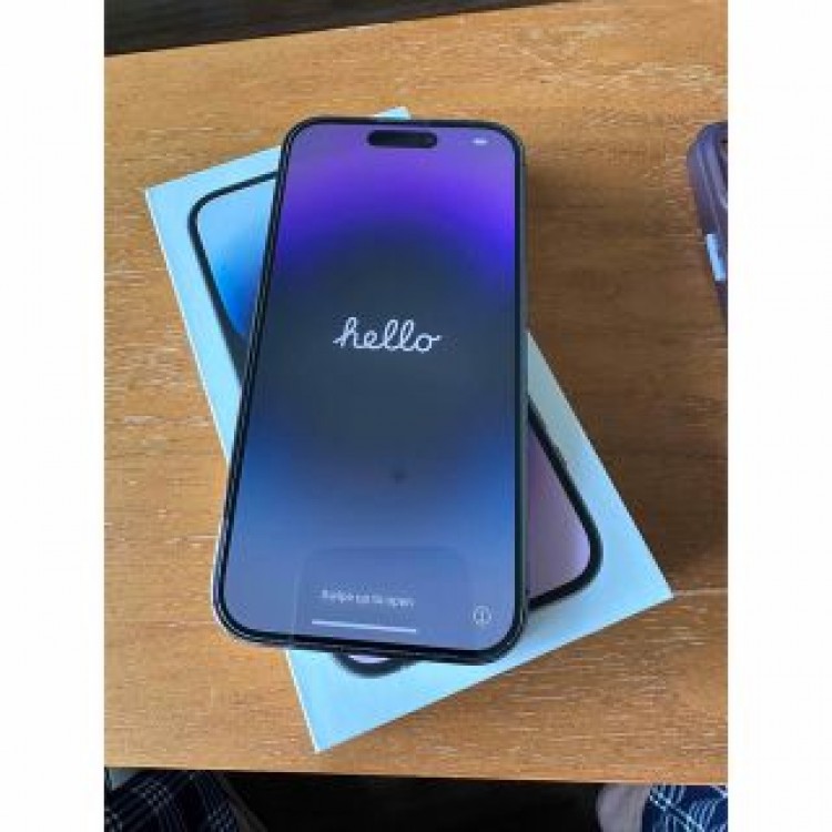 美品バッテリー100%iPhone 14 pro 256GB ディープパープル