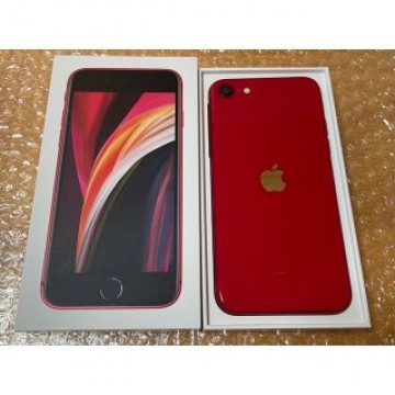 【極美品】iPhone SE 第2世代 SE2 レッド 64GB SIMフリー