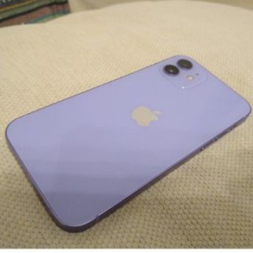 【中古品】iPhone 12  パープル 64GB SIMフリー
