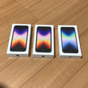 新品iPhone SE (第3世代) 64GB SIMフリー  3台