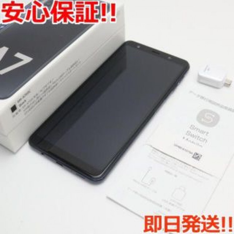 超美品 SIMフリー Galaxy A7 ブラック