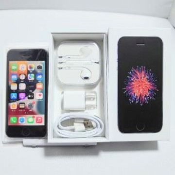 iPhone SE SpaceGray 16GB SIMフリー batt100％