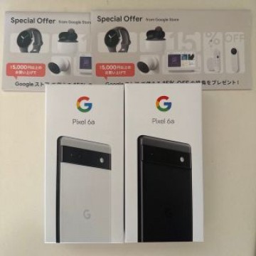 Google pixel 6a 128GB 2台セット　黒、白
