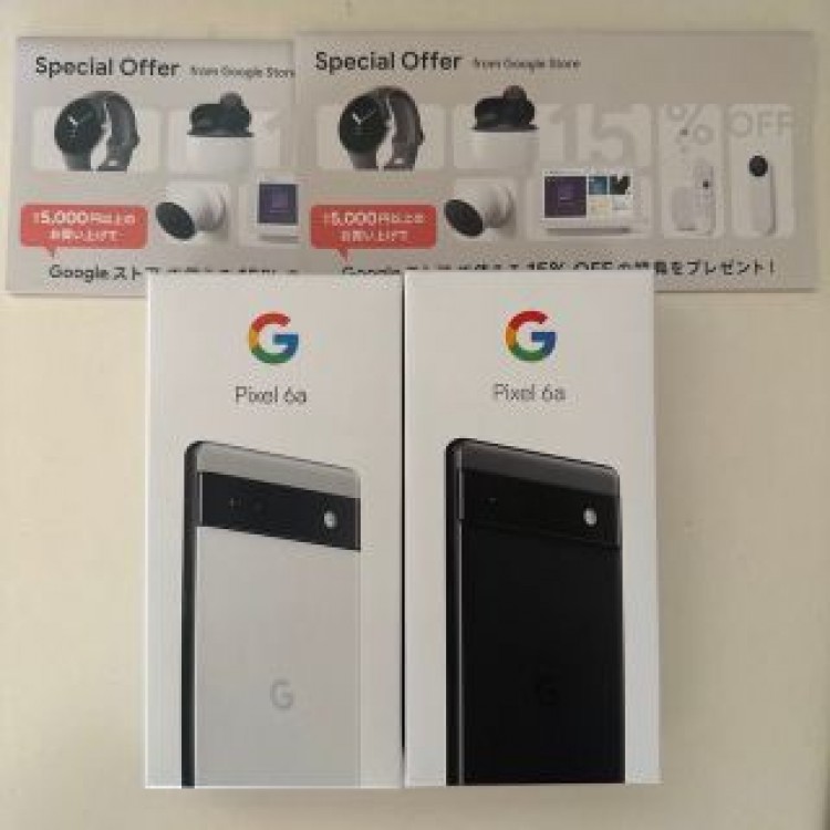 Google pixel 6a 128GB 2台セット　黒、白