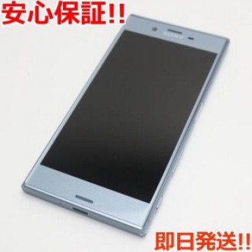 美品 au SOV35 Xperia XZs ブルー 白ロム