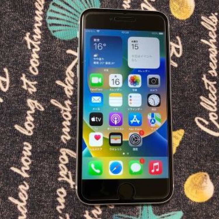 美品　iPhone SE 2世代 64GB デモ機 ホワイト　SoftBank