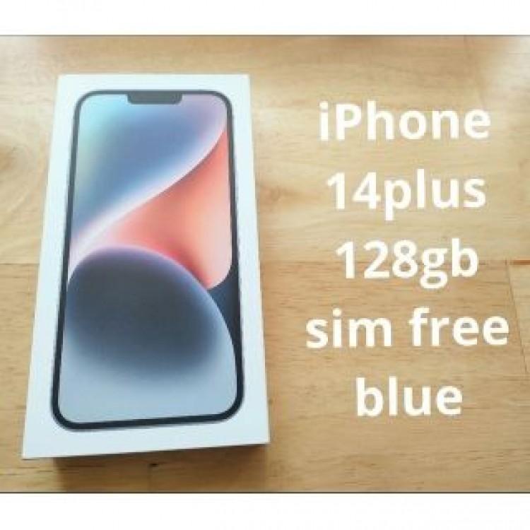 iPhone 14plus 128gb 極美品　ブルー