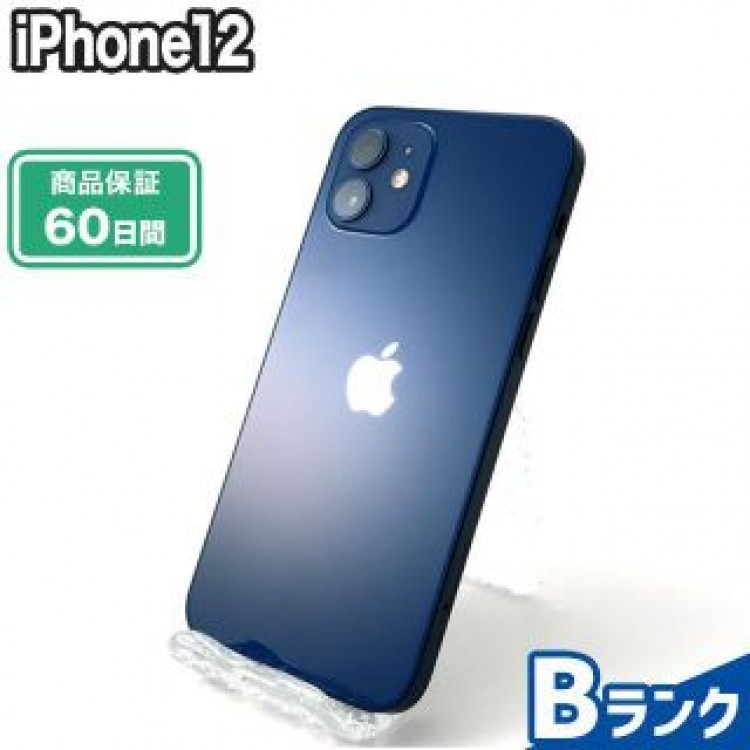 iPhone12 128GB ブルー SoftBank 中古 Bランク 本体【エコたん】