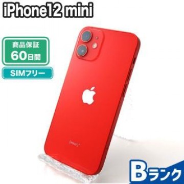 iPhone12 mini 128GB プロダクトレッド SIMフリー 中古 Bランク 本体【エコたん】