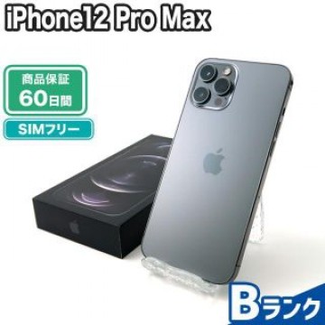iPhone12 Pro Max 512GB グラファイト SIMフリー 中古 Bランク 本体【エコたん】