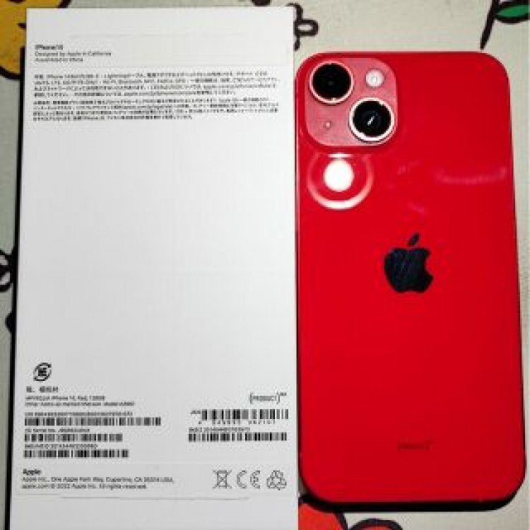 iPhone 14 128GB (レッド) sim プリー
