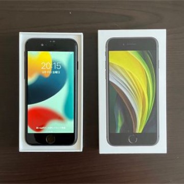 バッテリー残容量92% AppleCare＋付帯 iPhone SE2 ブラック