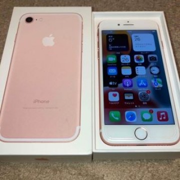 iPhone7 ローズゴールド SIMロック解除 Apple 32GB