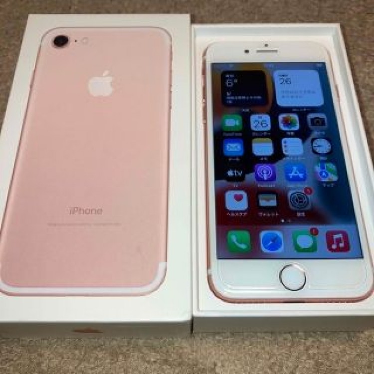 iPhone7 ローズゴールド SIMロック解除 Apple 32GB