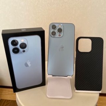 iPhone13 Pro 256GB シエラブルー  PITAKAケース付き