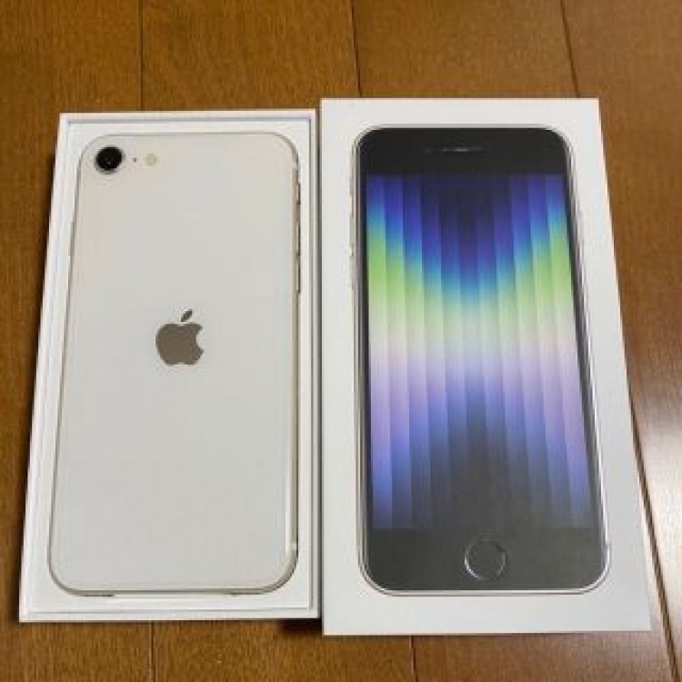 iPhone SE (第3世代) スターライト 64 GB