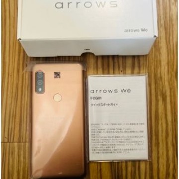 スマホ本体FCNT arrows We FCG01 ローズゴールド富士通