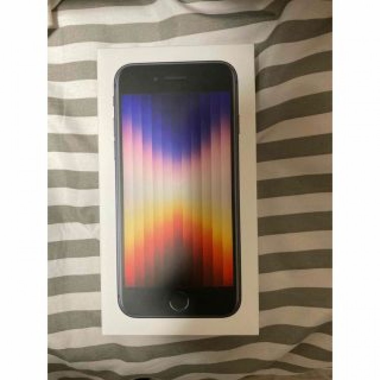【新品未開封】iPhone SE3 64GB ミッドナイト（ブラック）