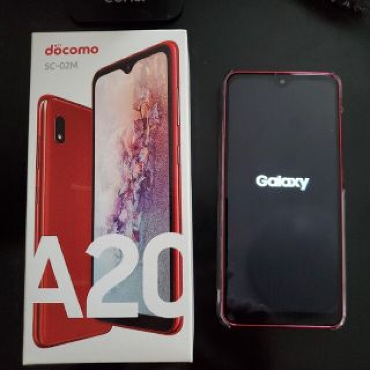 docomo GALAXY A20 SC-02M 赤