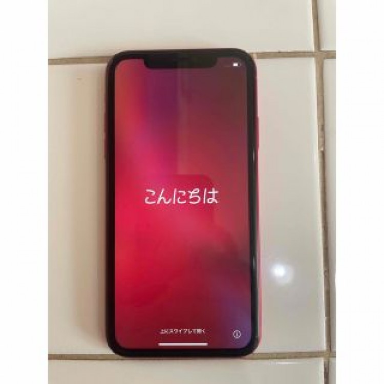 iPhone XR レッド　RED 128G SIMロック解除　au