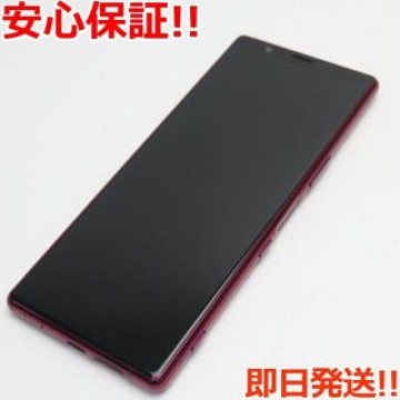 新品同様 901SO レッド スマホ 白ロム