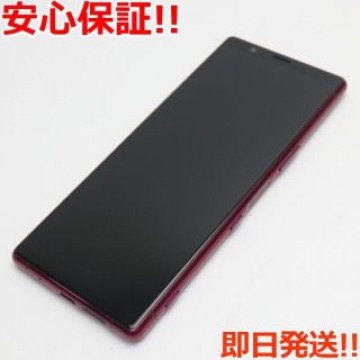 新品同様 901SO レッド スマホ 白ロム