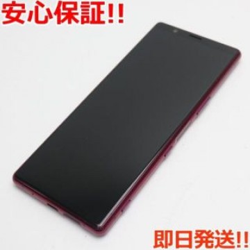 新品同様 901SO レッド スマホ 白ロム