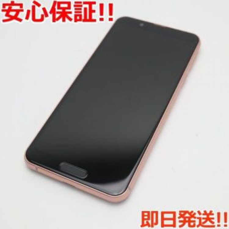 新品同様 SHV45 ソフトピンク スマホ 白ロム