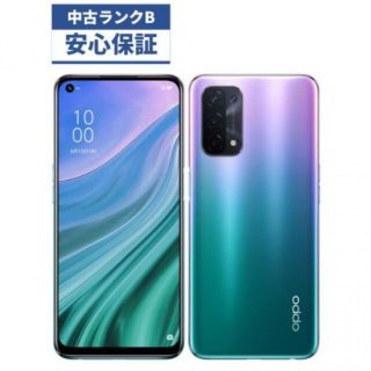 【良品】au  OPPO A54 5G  OPG02 パープル