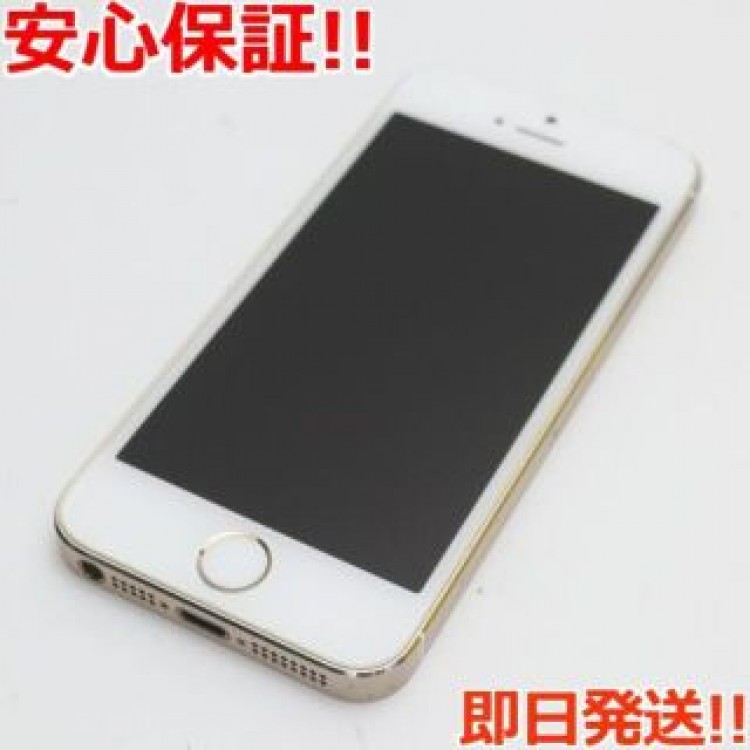 美品 DoCoMo iPhone5s 64GB ゴールド 白ロム