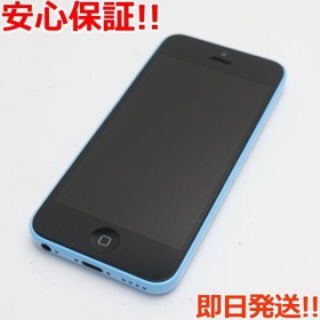 美品 au iPhone5c 32GB ブルー 白ロム