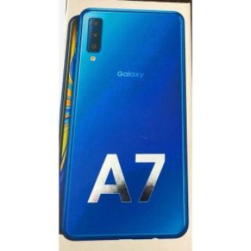 GalaxyA7 SIMフリースマホ　ブルー